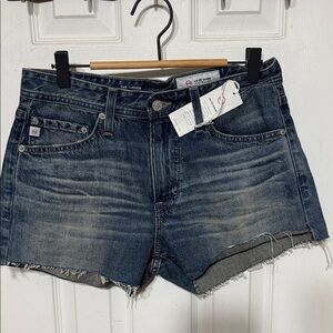 NWT AG-ED Denim The TURNER loose crop Shorts Size 29